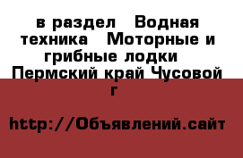  в раздел : Водная техника » Моторные и грибные лодки . Пермский край,Чусовой г.